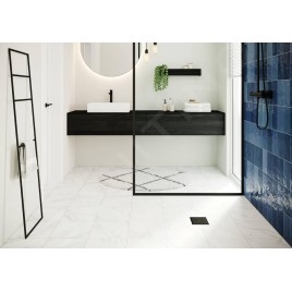 Hansgrohe RainDrain Point - Bonde de sol, 15 x 15 cm, noir mat 56249670