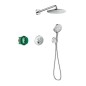 Hansgrohe Raindance S - Set de douche 240, avec thermostat ShowerSelect S encastré, chrome 27951000 Hansgrohe Raindance S - Set de douche 240, avec thermostat ShowerSelect S encastré, chrome 27951000