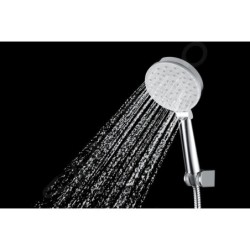 kielle Oudee - Set de douche avec inverseur, 228 mm, 3 jets, chrome 20602030