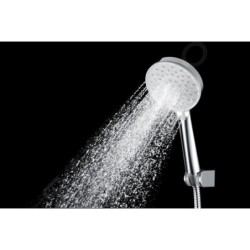 kielle Oudee - Set de douche avec inverseur, 228 mm, 3 jets, chrome 20602030