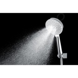 kielle Oudee - Set de douche avec inverseur, 228 mm, 3 jets, chrome 20602030