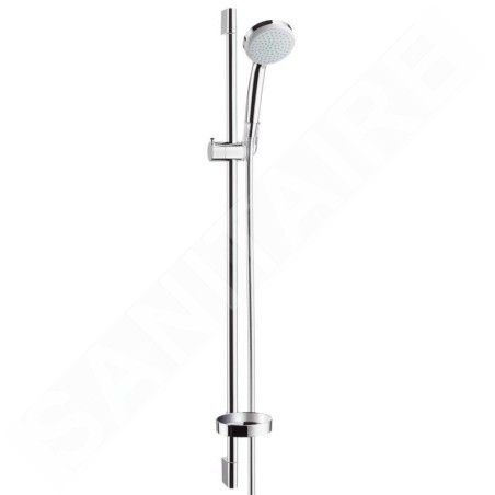 Hansgrohe Croma 100 - Set douchette Vario EcoSmart 9 l/ min / barre murale Unica'S 0,90 m, chrome 27653000