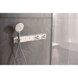 Hansgrohe Raindance Select S - Douchette 120, 3 jets, EcoSmart, blanc/chrome 26531400
