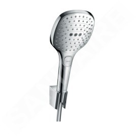 Hansgrohe Raindance Select E - Pommeau de douche E120 avec support Porter, 1250 mm, chrome 26700000