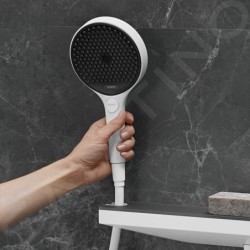 Hansgrohe Rainfinity - Pommeau de douche 130, blanc mat 26864700