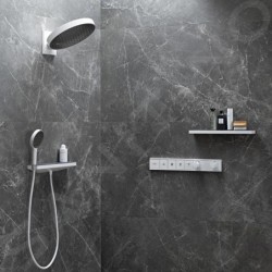 Hansgrohe Rainfinity - Pommeau de douche 130, blanc mat 26864700