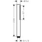 Hansgrohe Pulsify S - Pommeau de douche, EcoSmart, bronze brossé 24125140