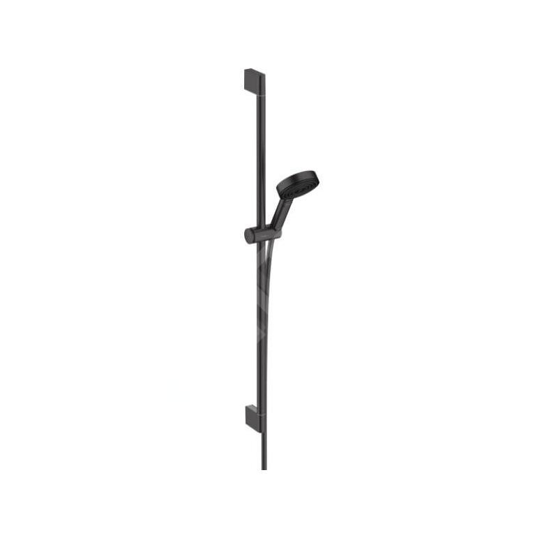 Hansgrohe Pulsify Select - Set de pommeau de douche, 3 jets, barre de 959 mm et flexible, noir mat 24170670
