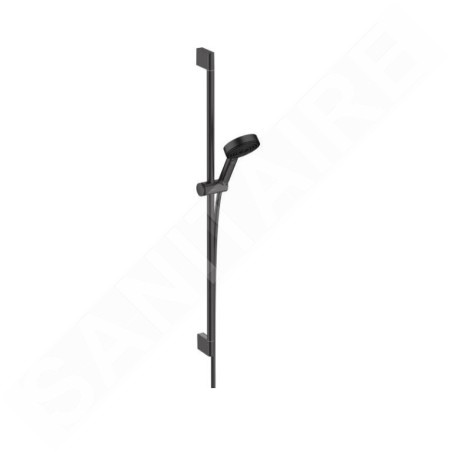 Hansgrohe Pulsify Select - Set de pommeau de douche, 3 jets, barre de 959 mm et flexible, noir mat 24170670