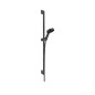 Hansgrohe Pulsify Select - Set de pommeau de douche, 3 jets, barre de 959 mm et flexible, noir mat 24170670