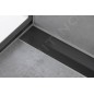 Hansgrohe RainDrain Flex - Caniveau de douche linéaire avec grille en inox 900, installation contre le mur, découpable, noir Hansgrohe RainDrain Flex - Caniveau de douche linéaire avec grille en inox 900, installation contre le mur, découpable, noir
