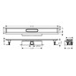 Hansgrohe uBox universal - Ensemble complet pour caniveaux de douche linéaires 900, pour installation standard, inox 56025180 Hansgrohe uBox universal - Ensemble complet pour caniveaux de douche linéaires 900, pour installation standard, inox 56025180