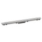Hansgrohe RainDrain Match Plus - Caniveau de douche 90 cm, avec grille, acier inoxydable brossé 56216800