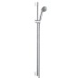 Hansgrohe Crometta 85 - Set de douche Variojet 2 jets/barre murale Unica’Crometta 0,90 m, chrome 27762000