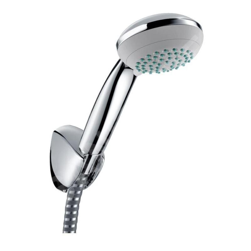 Hansgrohe Crometta 85 - Set de douche Variojet 2 jets/support de douche Porter’C 1,60 m, chrome 27559000