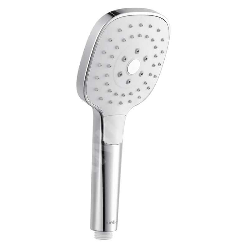 kielle Vega - Tête de douche 130, 3 jets, chrome / blanc 20418000 kielle Vega - Tête de douche 130, 3 jets, chrome / blanc 20418000
