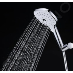kielle Vega - Tête de douche 130, 3 jets, chrome / blanc 20418000