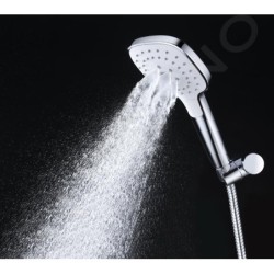 kielle Vega - Tête de douche 130, 3 jets, chrome / blanc 20418000