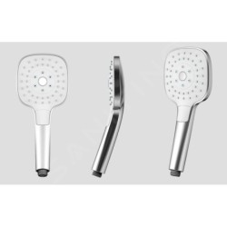 kielle Vega - Tête de douche 130, 3 jets, chrome / blanc 20418000