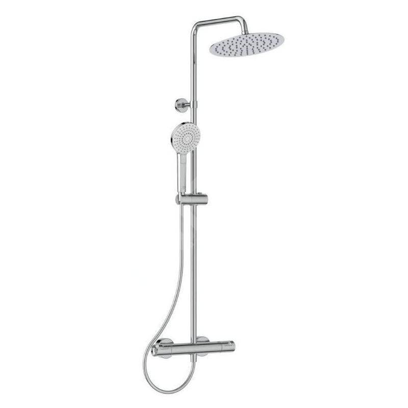 Ideal Standard CeraTherm - Ensemble de douche avec thermostat, diamètre 250 mm, 3 jets, chrome A7565AA Ideal Standard CeraTherm - Ensemble de douche avec thermostat, diamètre 250 mm, 3 jets, chrome A7565AA