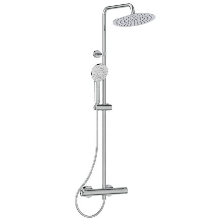 Ideal Standard CeraTherm - Ensemble de douche avec thermostat, diamètre 250 mm, 3 jets, chrome A7565AA