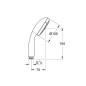 Grohe Vitalio Start - Pommeau de douche,1 jet, chrome 27940000