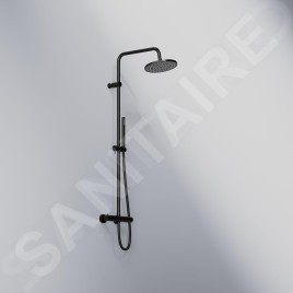 Steinberg 340 - Set de douche avec thermostat, diamètre 22 mm, noir 340 2721 S