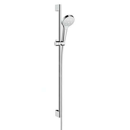 Hansgrohe Croma Select S - Set de douche Multi EcoSmart 9 l/min 0,90m, blanc/chrome 26571400