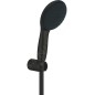 Grohe Vitalio Start - Douchette à main, support et flexible, 2 jets, noir mat 279502431