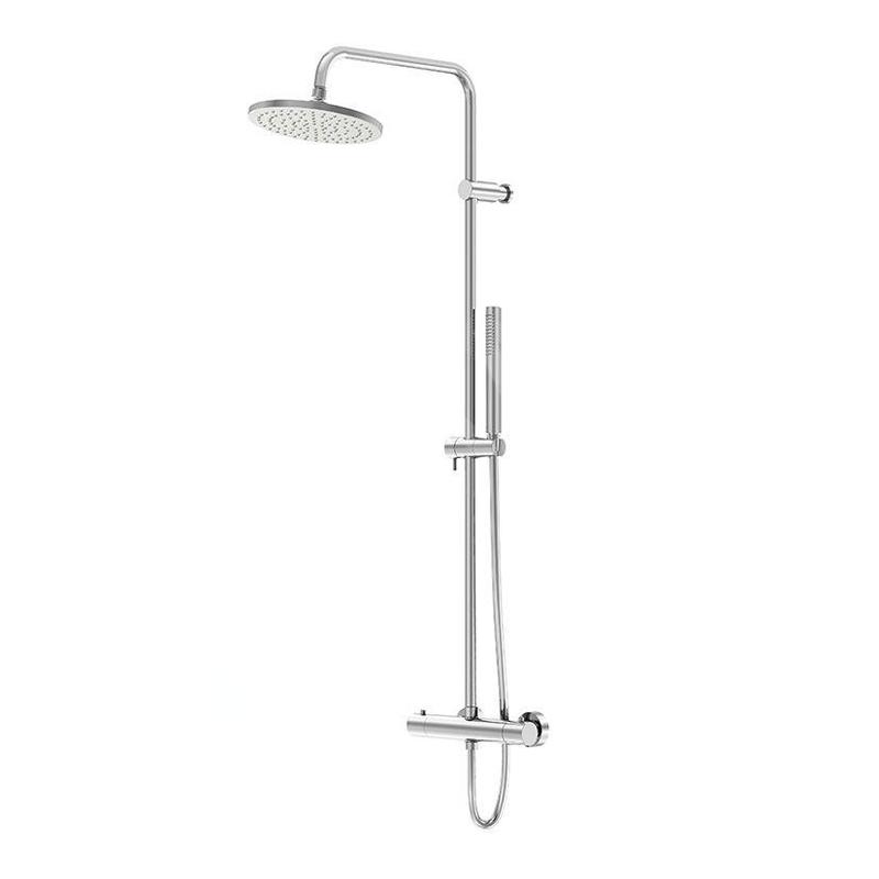 Steinberg 390 - Set de douche avec thermostat, diamètre 220 mm, chrome 390 2721 Steinberg 390 - Set de douche avec thermostat, diamètre 220 mm, chrome 390 2721