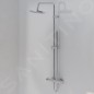 Steinberg 390 - Set de douche avec thermostat, diamètre 220 mm, chrome 390 2721 Steinberg 390 - Set de douche avec thermostat, diamètre 220 mm, chrome 390 2721