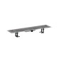 Hansgrohe RainDrain Compact - Caniveau de douche 80 cm pour insertion de carreaux, avec grille 56167000