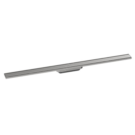 Hansgrohe RainDrain Original - Caniveau de douche linéaire 100 cm, avec grille, acier inoxydable brossé 56200800