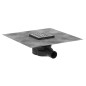 Hansgrohe RainDrain Point - Bonde de sol, 10 x 10 cm, inox brossé 56246800