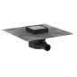 Hansgrohe RainDrain Point - Bonde de sol, 10 x 10 cm, inox brossé 56247800