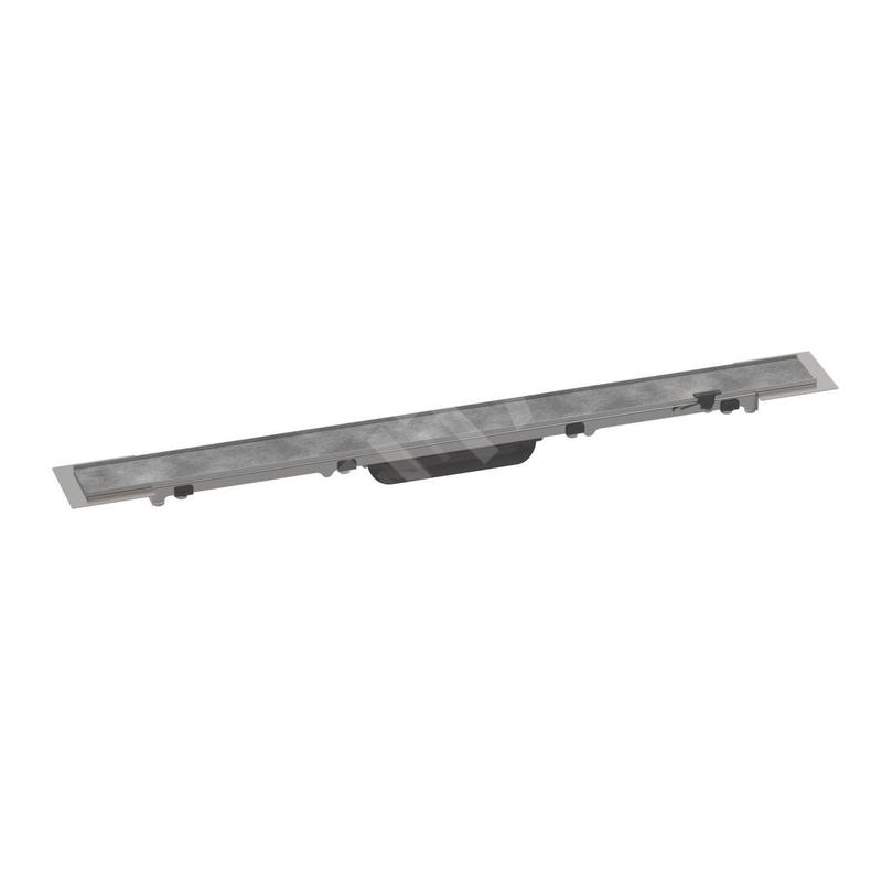 Hansgrohe RainDrain Rock - Caniveau de douche linéaire 700, avec grille à carreler, inox 56030000 Hansgrohe RainDrain Rock - Caniveau de douche linéaire 700, avec grille à carreler, inox 56030000