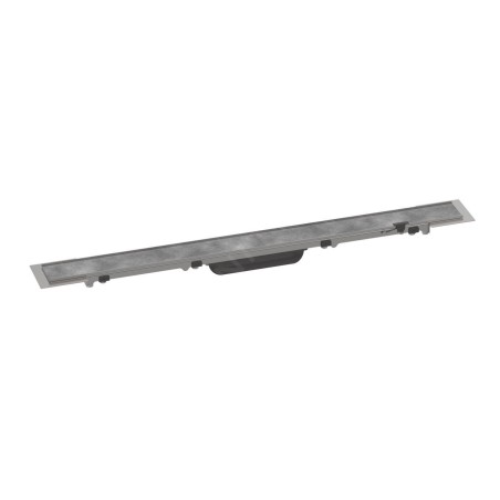 Hansgrohe RainDrain Rock - Caniveau de douche linéaire 700, avec grille à carreler, inox 56030000