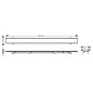 Hansgrohe RainDrain Rock - Caniveau de douche linéaire 700, avec grille à carreler, inox 56030000 Hansgrohe RainDrain Rock - Caniveau de douche linéaire 700, avec grille à carreler, inox 56030000