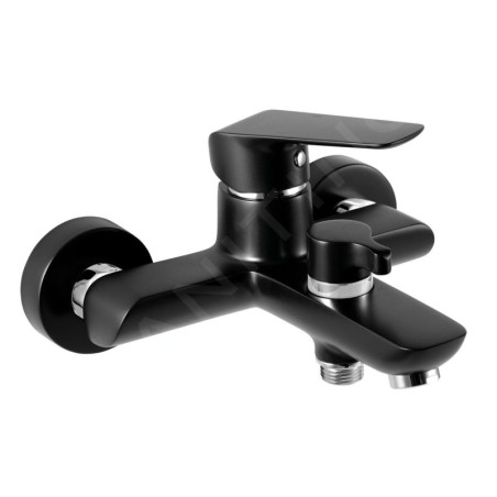 Novaservis Nobless Tina - Robinetterie de baignoire sans accessoires 150 mm, noir 38020/1,5