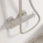 Steinberg 250 - Set de douche avec thermostat, diamètre 200 mm, nickel brossé 250 2721 BN Steinberg 250 - Set de douche avec thermostat, diamètre 200 mm, nickel brossé 250 2721 BN