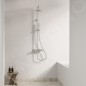 Steinberg 250 - Set de douche avec thermostat, diamètre 200 mm, nickel brossé 250 2721 BN Steinberg 250 - Set de douche avec thermostat, diamètre 200 mm, nickel brossé 250 2721 BN