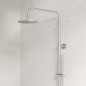 Steinberg 250 - Set de douche avec thermostat, diamètre 200 mm, nickel brossé 250 2721 BN Steinberg 250 - Set de douche avec thermostat, diamètre 200 mm, nickel brossé 250 2721 BN