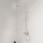 Steinberg 250 - Set de douche avec thermostat, diamètre 200 mm, nickel brossé 250 2721 BN Steinberg 250 - Set de douche avec thermostat, diamètre 200 mm, nickel brossé 250 2721 BN