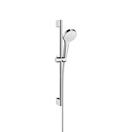 Hansgrohe Croma Select S - Set de douche 1 jet, 0,65m, blanc/chrome 26564400
