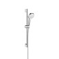 Hansgrohe Croma Select S - Set de douche 1 jet, 0,65m, blanc/chrome 26564400