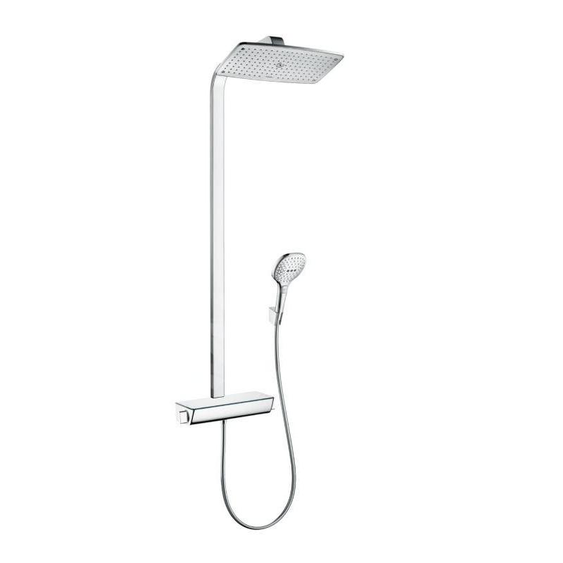 Hansgrohe Raindance Select E - Set de douche avec thermostat, 360 mm, chrome 27112000