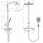 Hansgrohe Raindance Select E - Set de douche avec thermostat, 360 mm, chrome 27112000