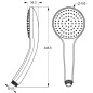 Ideal Standard Idealrain - Douchette 100, 1 jet, chrome B9402AA
