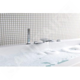 Sapho Douches - Douchette, anguleuse, chrome F28