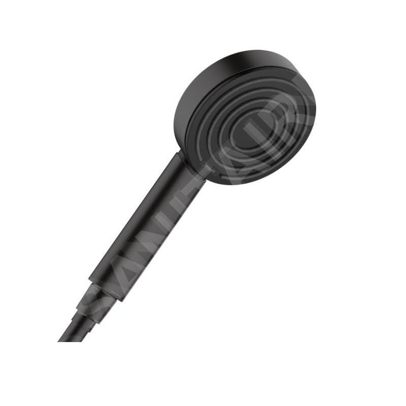 Hansgrohe Pulsify S - Pommeau de douche Activation 105, 1 jet, Green, noir mat 24121670